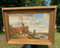 Van de Ponce Ölgemälde Kunst Antik holländische Landschaft Niedersachsen - Westerstede Vorschau