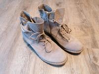Schuhe Damen Bugatti Stiefeletten Wildleder Größe 39 Sachsen - Hohnstein Vorschau
