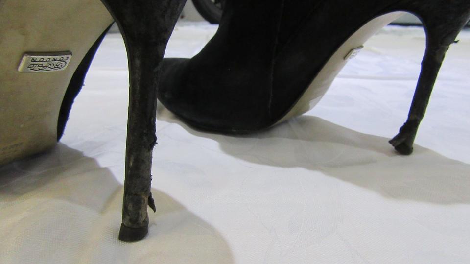 Buffalo London Stiletto High Heels Stiefeletten getragen in Brandis