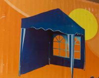 Faltpavillon für Kinder - Sonnenschutz - blau mit Seitenwänden Sachsen - Freiberg Vorschau