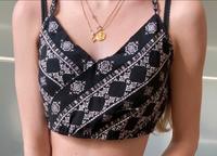 Forever 21 Crop Top schwarz weis S/36 Hessen - Kassel Vorschau