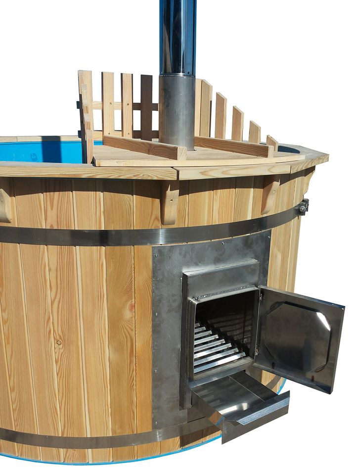 Hottub Badefass NEU 160 cm Ø Badezuber Holzofen Badebottich Pool in Hüllhorst