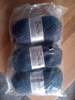 150gr. Socken Wolle 65%Schurwolle, mit Anleitung, blau-schwarz Bayern - Zolling Vorschau