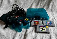 Nintendo 64 Funtastic Ice Blue + Controller + Spiele Berlin - Köpenick Vorschau