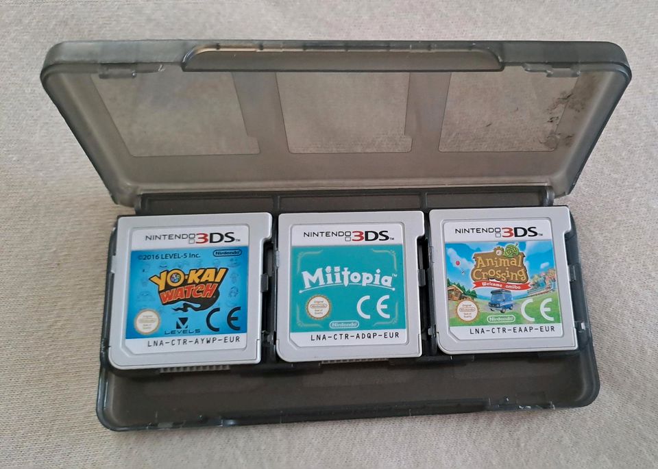 New Nintendo 3DS XL mit 10 Spielen in Nidderau