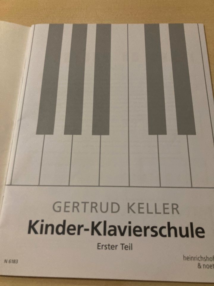 Kinder-Klavierschule Erster Teil Gertrud Keller N 6183 Heinrichsh in Pirmasens