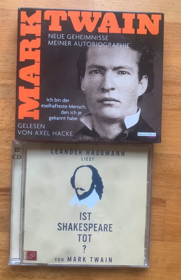 Mark Twain Hörbücher Autobiografie Ist Shakespeare tot? in Solingen