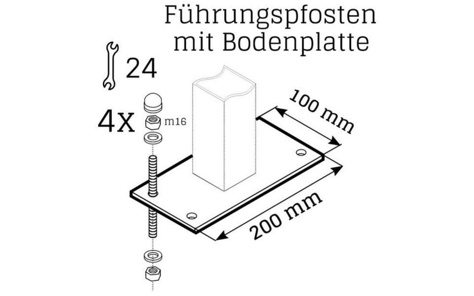 Doppelstabmattenzaun Schiebetor + Zubehör 4500x2000 mm Nr.631 in Lübbecke 