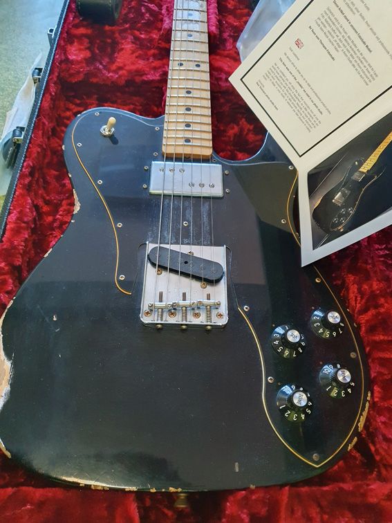 Fender Tele 72 Custom Shop Black MN relic , Limited Edition in Seelze