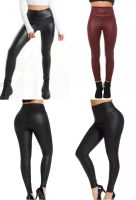 Damen Leder Leggins Optik Hohe Taille Damen Schwarz S M L XL XXL Hessen - Bebra Vorschau