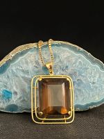 RAUCHQUARZ ANHÄNGER CA 85 KARAT +KETTE 14K/585ER GOLD FJV Essen-West - Frohnhausen Vorschau