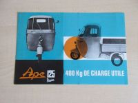 Vespa Ape 125 Prospekt Frankreich Brochure 196? Nordrhein-Westfalen - Gelsenkirchen Vorschau