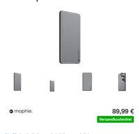 NP 89€Mophie Pocket Powerbank Powerstation Plus6K Apple +MicroUSB Neuhausen-Nymphenburg - Neuhausen Vorschau