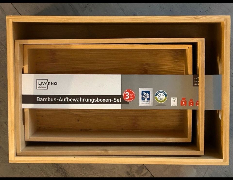 ⭐️♥️Livarno Aufbewahrungsboxen 3er Set Bambus♥️⭐️ in Niedersachsen -  Bardowick | eBay Kleinanzeigen ist jetzt Kleinanzeigen