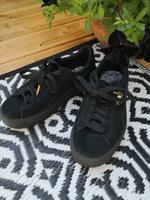 Puma Suede Sneaker Turnschuhe Schwarz Gold 37 Dresden - Neustadt Vorschau