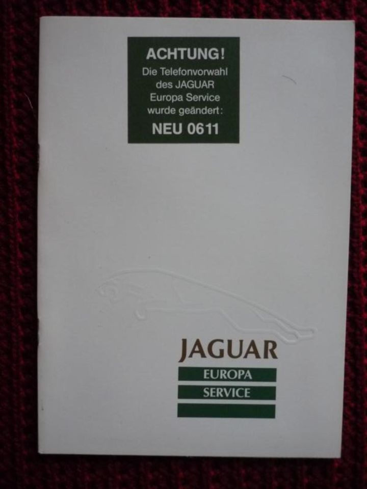 Jaguar XJ40, XJ6 Bordmappe, Betriebsanleitung in Bremen