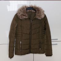 Winterjacke mit versteckter Kapuze Gr. 170 khaki von C&A Niedersachsen - Friedland Vorschau