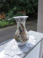 Schöne bunte Vase mit Pfau und Blumen - 26 cm hoch Rheinland-Pfalz - Pirmasens Vorschau