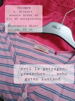 Pyjama 46 48 Triumph rosa pink weiss gestreift Niedersachsen - Isernhagen Vorschau