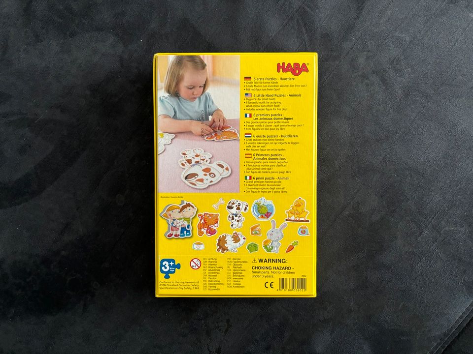 Haba 6 erste Puzzles Haustiere in Tülau