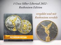1 Unze Silber Libertad 2022 Libertad Ruthenium Edition Niedersachsen - Wittingen Vorschau