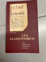 LEX ALAMANNORUM Das Gesetz der Alemannen Heimatkunde Schwaben Bayern - Dillingen (Donau) Vorschau