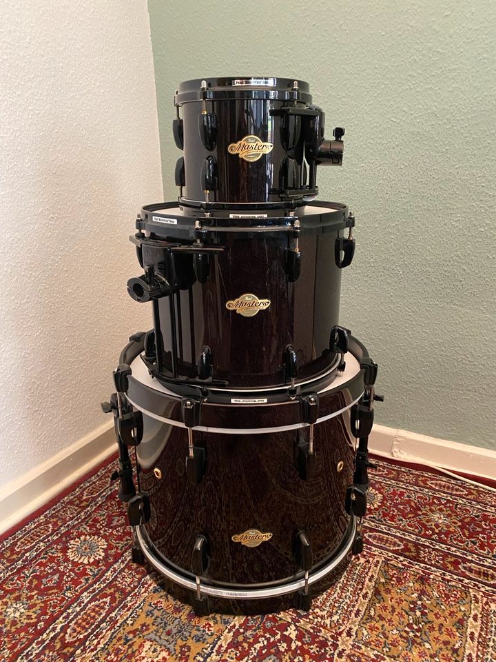 Pearl Masters Premium Birch Bop Set, custom order, Black Sparkle in Berlin