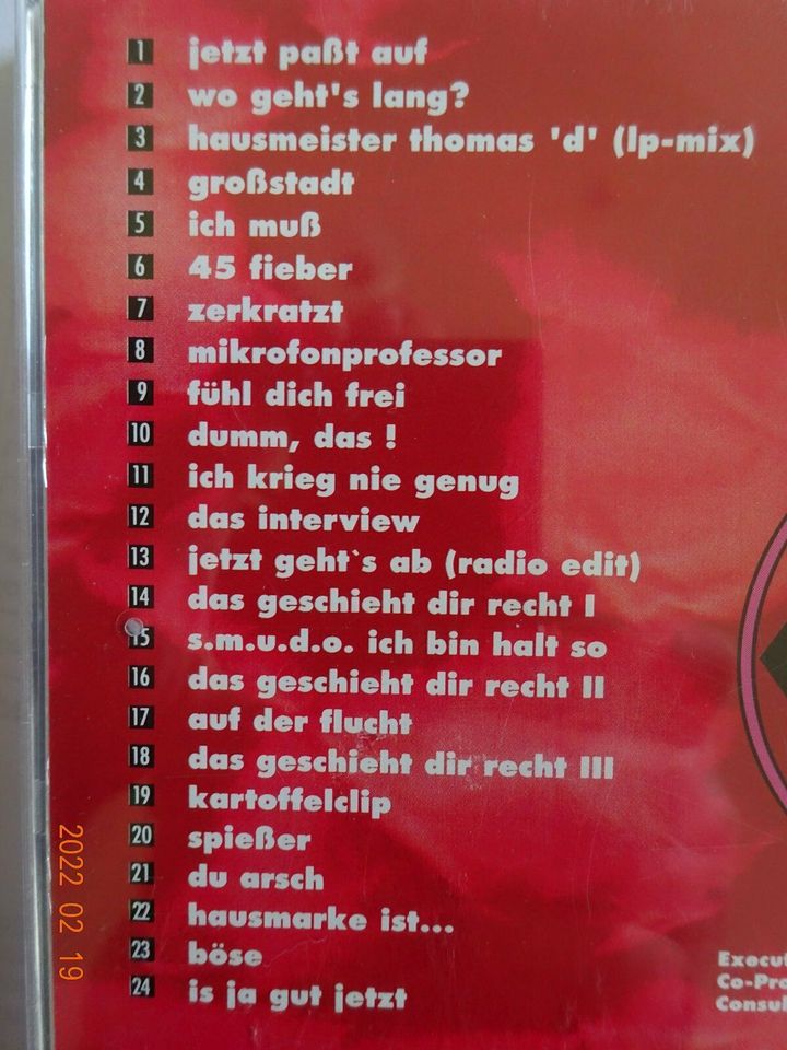 CD Fanta 4 jetzt geht's ab [1991] die fantastischen vier in Dummerstorf