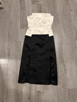 Schulterfreies schwarz weißes Zara Kleid neu mit Etikett Berlin - Neukölln Vorschau
