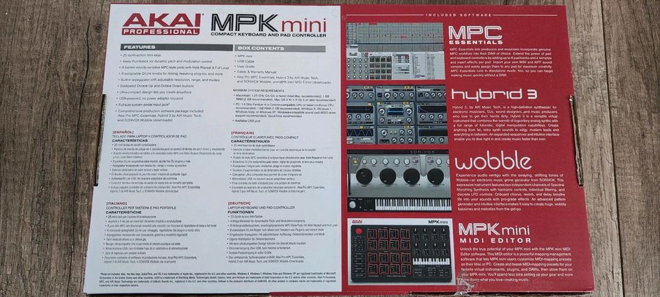 Akai Mpk Mini Professional in Linau