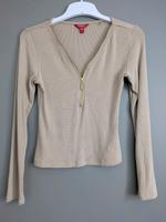 Guess Langarmshirt beige Gr.S Sachsen - Wilkau-Haßlau Vorschau