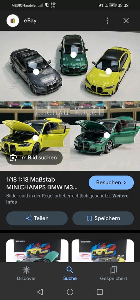 Suche diese bmw's 1:18 Modelle in Schotten