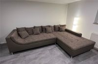 Ecksofa Stoff braun mit Kissen 326x213 cm Baden-Württemberg - Mühlhausen Vorschau