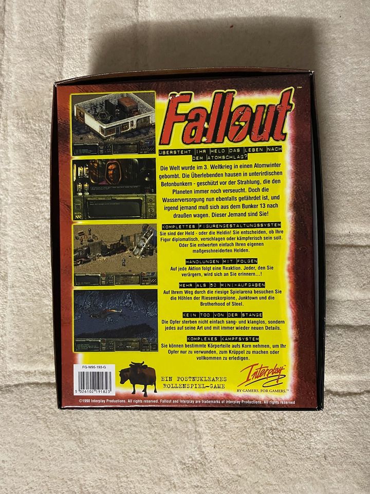 Fallout 1 Big Box inkl. Überlebensleitfaden. Top Zustand in Wiesbaden