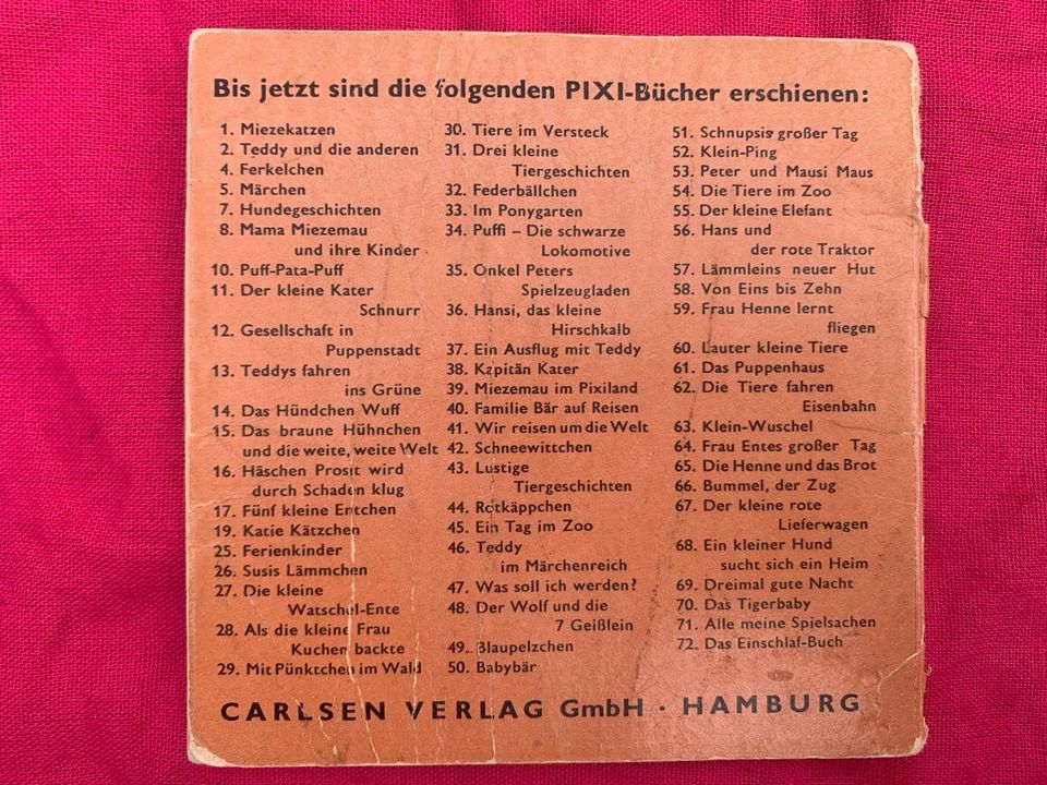 Pixi Kinderbuch Nr. 26 in Hamburg