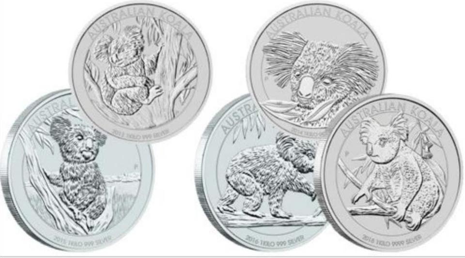Silbermünze 1 kg von Perth Mint Serie Koala Neuzustand in Lauenburg