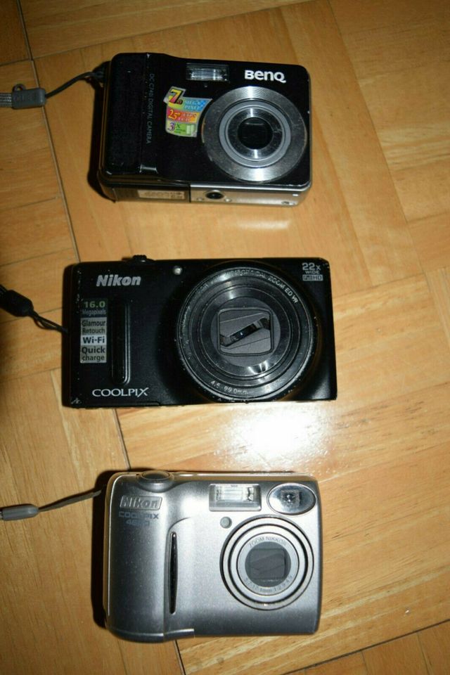 PAKET * BIETE 3 Kameras * NIKON * BENQ * NIKON * bis 16.0Megap. in Worbis