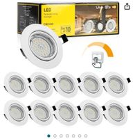 Bojim LED Einbaustrahler Dimmbar 230V, 10x Led Spot Weiß Münster (Westfalen) - Hiltrup Vorschau