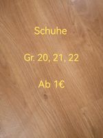 Schuhe Gr. 20, 21, 22; 1€ - 5€ Lauflernschuhe, Sandalen, Stiefel Bayern - Mistelgau Vorschau