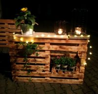 Palettenmöbel Paletten Pflanztisch Bar Sideboard Gartendeko Baden-Württemberg - Crailsheim Vorschau