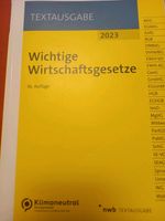 Wichtige Wirtschaftsgesetze  NEU   Schnäppchen Baden-Württemberg - Ulm Vorschau