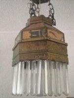 Messingkristall Deckenlampe Antiquität Dresden - Pieschen Vorschau