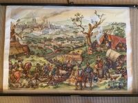 Alte dekorative Schulwandkarte 30jähriger Krieg 70x101 cm Kreis Pinneberg - Wedel Vorschau