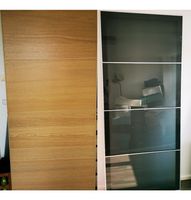 IKEA PAX Schiebetür Glas Holz schwarz 200 / 100 x 236 Rahmen Pankow - Prenzlauer Berg Vorschau