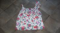 Tunika_Bluse_Top_Rüschen_Blumen_weiß_bunt * Yessica * 42_L Niedersachsen - Gifhorn Vorschau