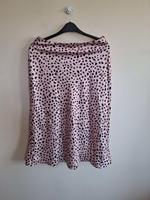 Shein Satin Animal Print Midi Rock, Größe L Frankfurt am Main - Fechenheim Vorschau