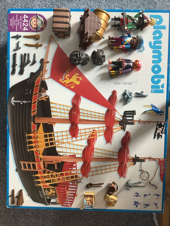 Vollständiges Piratenschiff Playmobil 4424 in Gremmendorf