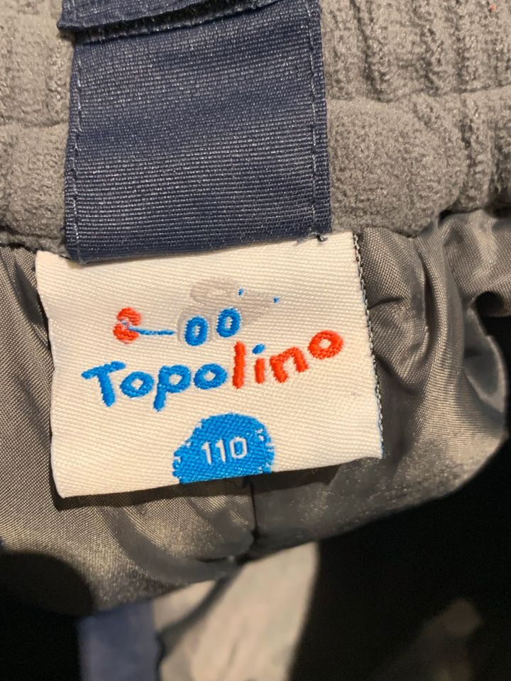 Schneehose Topolino 110 blau gut erhalten in Driedorf