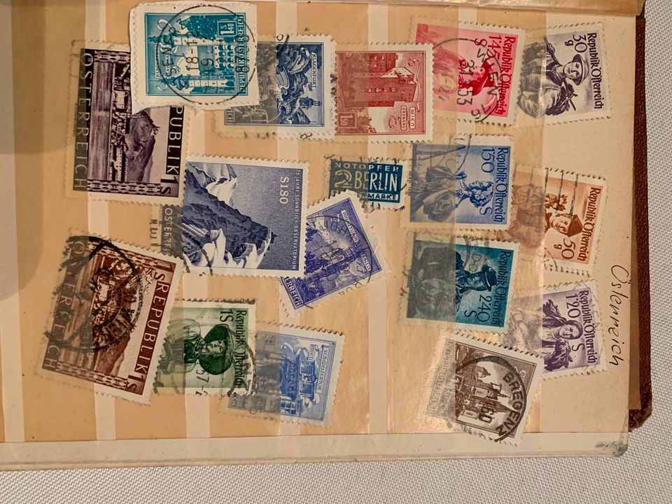 Briefmarken Sammlung rar antik selten alt Post Stempel Sammler VB in Michelfeld