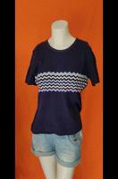 Blauer Damen Pullover Größe L Vintage kurzarm Bayern - Manching Vorschau